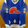 Colorado Avalanche/Quebec Nordiques #21 HOF'er Peter Forsberg VTG Navy Jersey