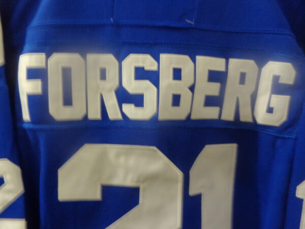 DSC00310 Colorado Avalanche/Quebec Nordiques #21 HOF'er Peter Forsberg VTG Navy Jersey