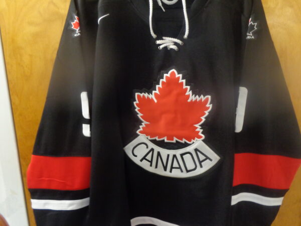 DSC00062 Pittsburgh Penguins/Team Canada #9 Sidney Crosby Olympic Jersey