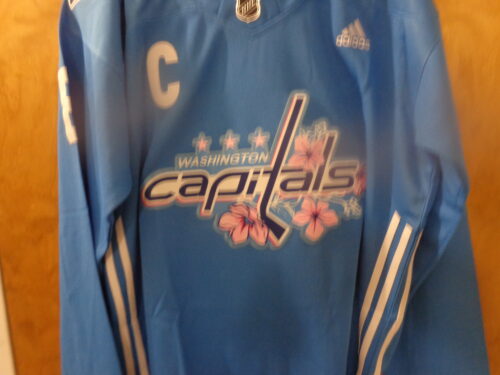 Washington Capitals #8 Alex Ovechkin Cherry Blossom Jersey