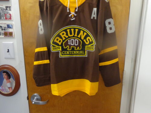 Boston Bruins #88 David Pastrnak 100yr Centennial CUSTOM Jersey