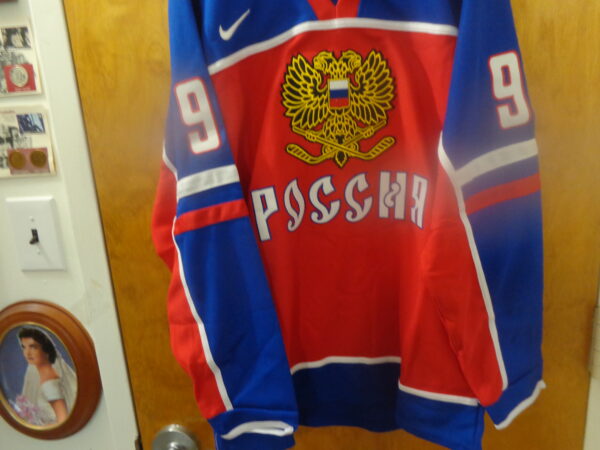 DSC00057 Detroit Red Wings/Team Russia #91 Sergei Fedorov Olympic Jersey
