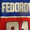 Detroit Red Wings/Team Russia #91 Sergei Fedorov Olympic Jersey