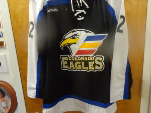 Colorado Avalanche/Colorado Eagles #92 Gabriel Landeskog AHL CUSTOM Jersey