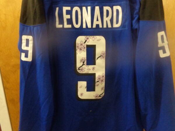 DSC00172 Washington Capitals #9 Ryan Leonard Cherry Blossom Jersey