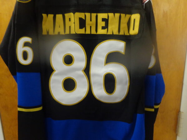 DSC00190 Columbus Blue Jackets/Cleveland Monsters #86 Karill Marchenko AHL CCM Jersey