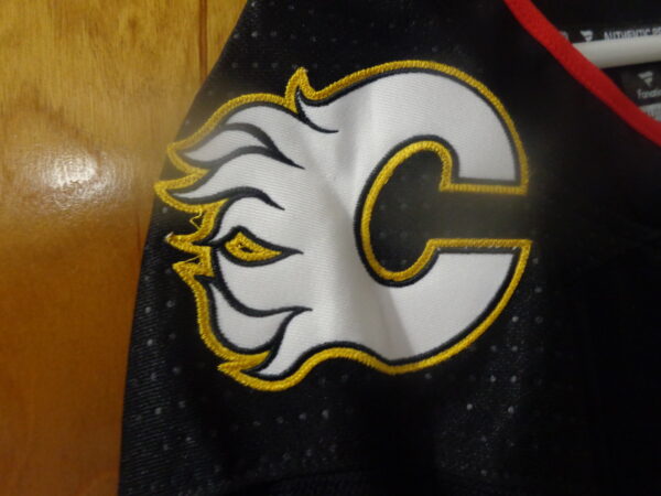 Calgary Flames #32 Dustin Wolf Blasty Horse 3rd Alternate Jersey