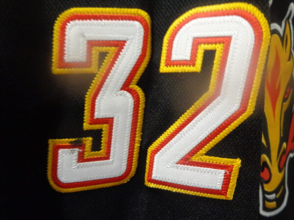Calgary Flames #32 Dustin Wolf Blasty Horse 3rd Alternate Jersey