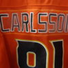 Anaheim Ducks #91 Leo Carlsson 30th Anniversary CUSTOM Jersey